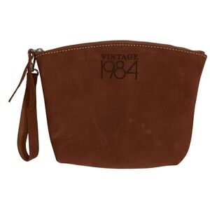 Personalized‎ 'Vintage 1984' Leather Wristlet SKUCH094